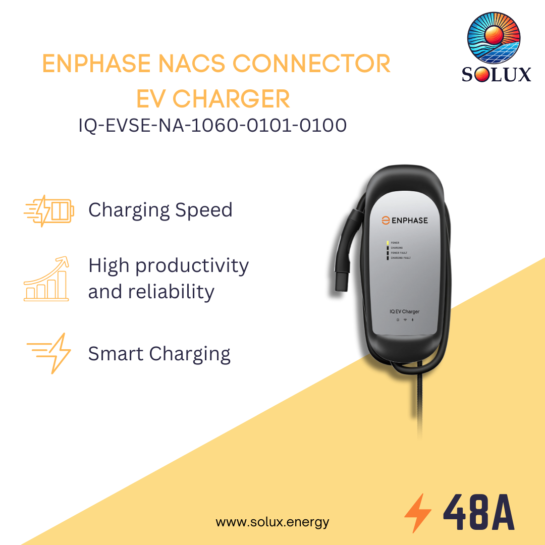 This is an image of Enphase IQ Charger 60 48A 240Vac NACS Connector EV Charger